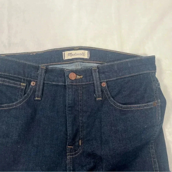 Madewell 10" High Rise Skinny Jeans with Raw Leg Hem - Picture 9 of 11